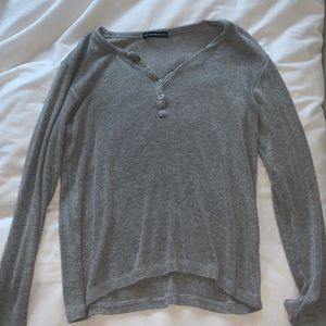 Brandy Melville gray long sleeve